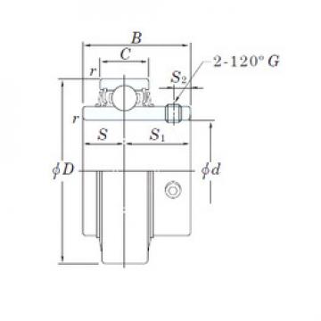 Bearing Original Brand RB206-19  KOYO   