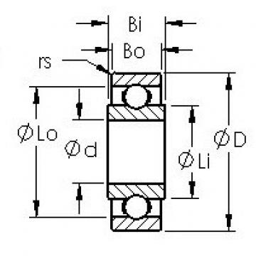 Bearing Original Brand RW3  AST   