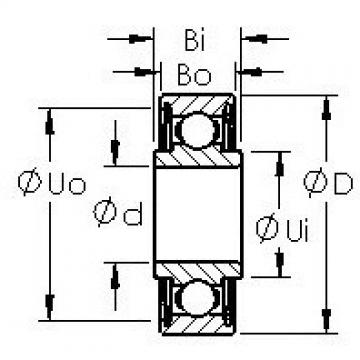 Bearing Original Brand RW2ZZ  AST   