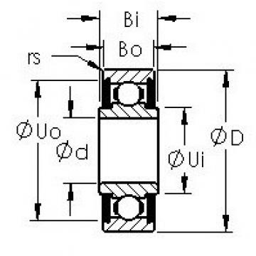 Bearing Original Brand SRW2-6-2RS  AST   