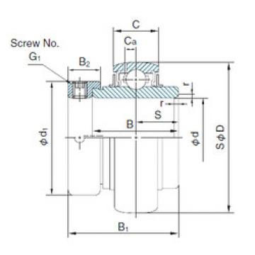 Bearing Original Brand UG205+ER  NACHI   