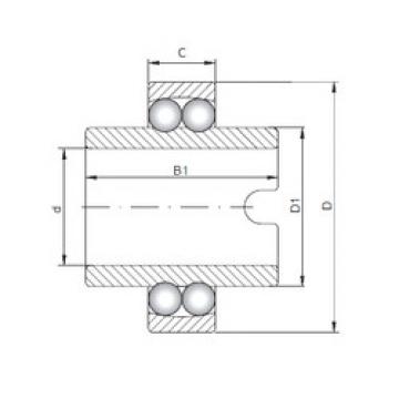 Self-Aligning Ball Bearings 11208 CX