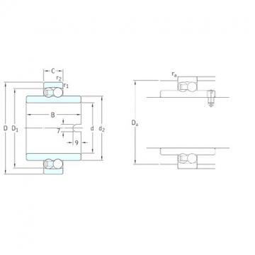 Self-Aligning Ball Bearings 11212TN9 SKF