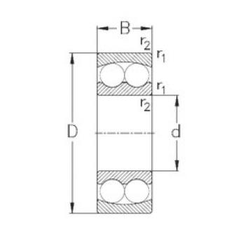 Self-Aligning Ball Bearings 1200 NKE