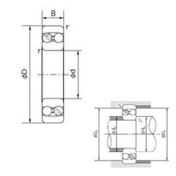 Self-Aligning Ball Bearings 1301 NACHI