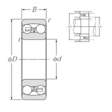 Self-Aligning Ball Bearings 1215S NTN