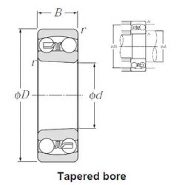 Self-Aligning Ball Bearings 1212SK NTN