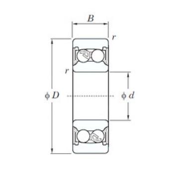 Self-Aligning Ball Bearings 2203-2RS KOYO