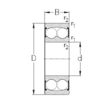 Self-Aligning Ball Bearings 2206-2RS NKE