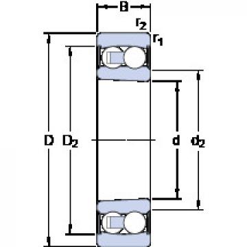 Self-Aligning Ball Bearings 2211 E-2RS1KTN9 SKF