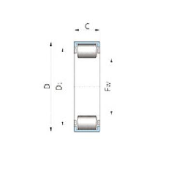 needle roller thrust bearing catalog DB600-240 KOYO