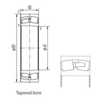 Cylindrical Roller Bearings 22240EK NACHI