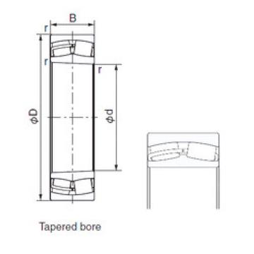 Cylindrical Roller Bearings 24030AXK30 NACHI