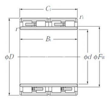 Cylindrical Roller Bearings 4R2438 NTN