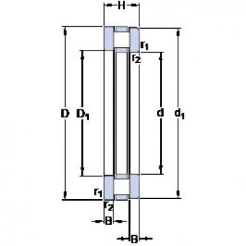 Cylindrical Roller Bearings 812/600 M SKF