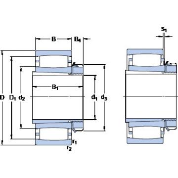 Cylindrical Roller Bearings C 2238 K + H 3138 SKF