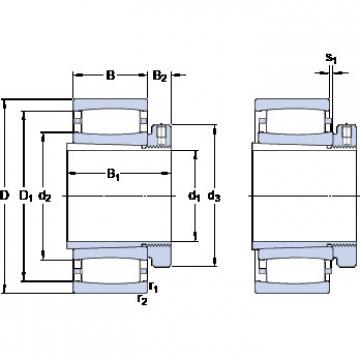 Cylindrical Roller Bearings C 2219 K + H 319 E SKF