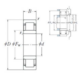 Cylindrical Roller Bearings Distributior NU 204 ET NSK