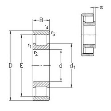 Cylindrical Roller Bearings N222-E-M6 NKE