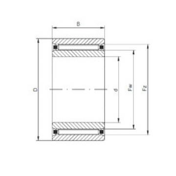 Cylindrical Roller Bearings NAO20x35x17 ISO