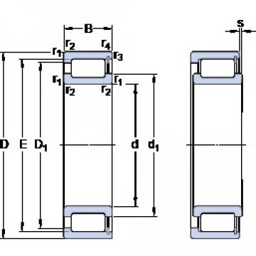 Cylindrical Roller Bearings NCF 1848 V SKF