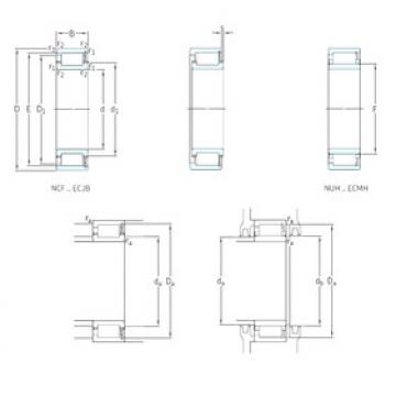 Cylindrical Roller Bearings Distributior NUH2248ECMH SKF