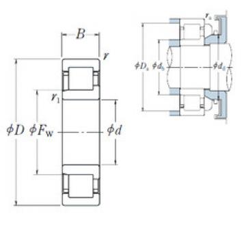 Cylindrical Bearing NJ 206 EW NSK