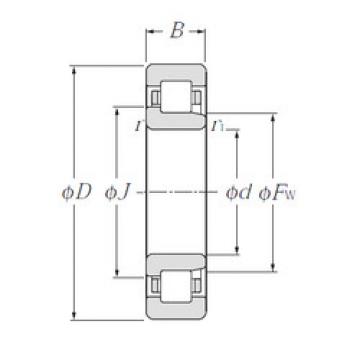 Cylindrical Bearing NJ1008 CYSD