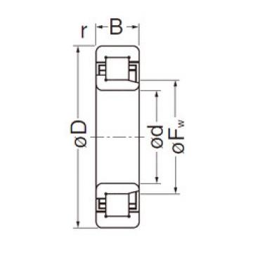 Cylindrical Bearing NJ207EG NACHI