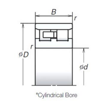 Cylindrical Bearing NN3008TB NSK