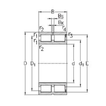 Cylindrical Bearing NNCF4834-V NKE