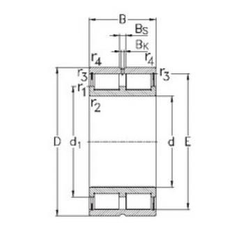 Cylindrical Bearing NNCL4830-V NKE