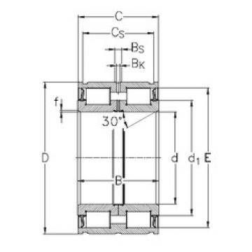 Cylindrical Bearing NNF5008-2LS-V NKE