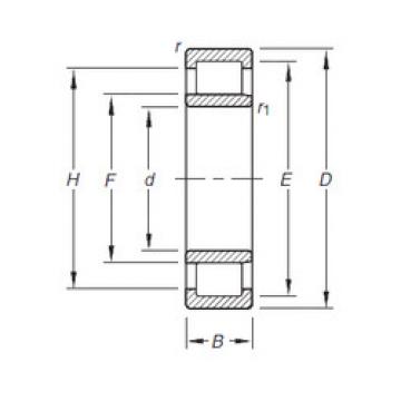 Cylindrical Roller Bearings Distributior NU2210E.TVP Timken