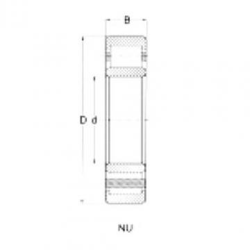 Cylindrical Roller Bearings Distributior NU208 CRAFT