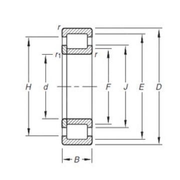 cylindrical bearing nomenclature NUP304E.TVP Timken