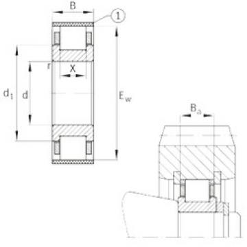 cylindrical bearing nomenclature RN206-E-MPBX FAG