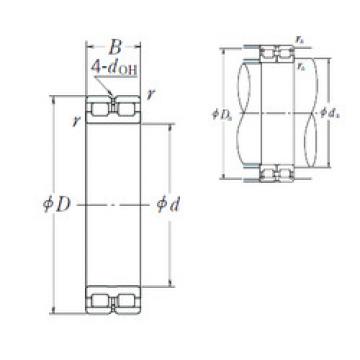 cylindrical bearing nomenclature RSF-48/500E4 NSK