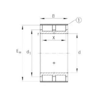 cylindrical bearing nomenclature RSL185004-A INA