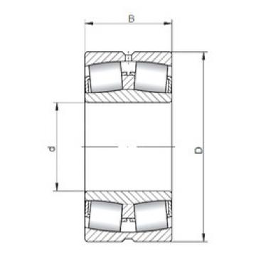 spherical roller bearing axial load 239/800W33 ISO