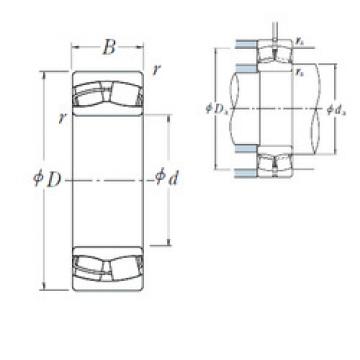 spherical roller bearing axial load 24026CE4 NSK