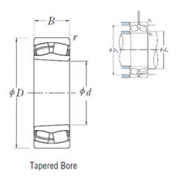 spherical roller bearing axial load 24030CK30E4 NSK