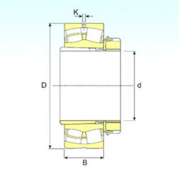 spherical roller bearing axial load 23938 EKW33+H3938 ISB