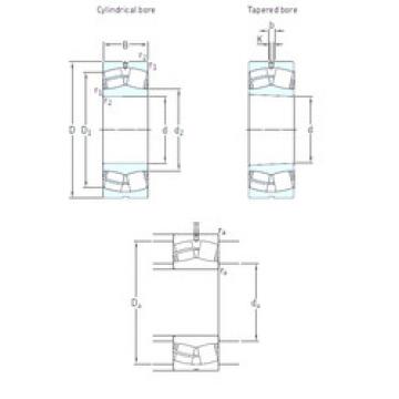 spherical roller bearing axial load 23240CCK/W33 SKF