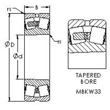 Spherical Roller Bearings 21307MBKW33 AST