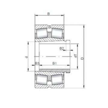 spherical roller bearing axial load 239/800 KCW33+AH39/800 CX