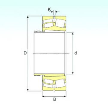 spherical roller bearing axial load 240/670 EK30W33+AOH240/670 ISB