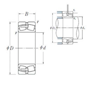 spherical roller bearing axial load 239/750CAE4 NSK