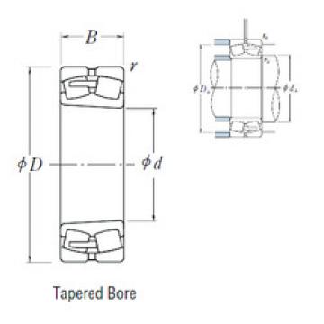 spherical roller bearing axial load 23934BCAKE4 NSK