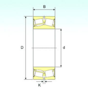 spherical roller bearing axial load 23944-2RS ISB